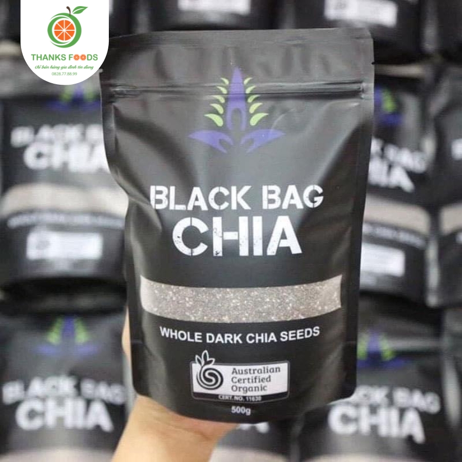 Hạt Chia Đen Úc 4 Hạt Chia Úc Black Bag Chia 500g