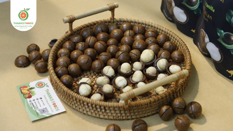 Hạt Macca Happy Nut Úc Vị Vanilla 11 Hạt Macca Happy Nut Úc Vị Vanilla ngon