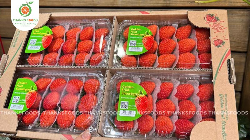 Dâu Golden Hàn Quốc 13 Dâu Golden Hàn Quốc - hộp 330gram