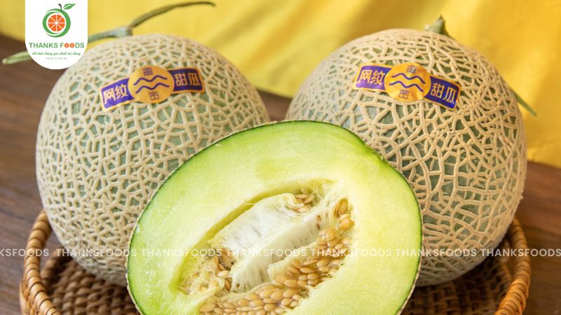 Dưa lưới Nhật Bản 12 Dưa lưới giống Nhật thịt mềm ngọt nước
