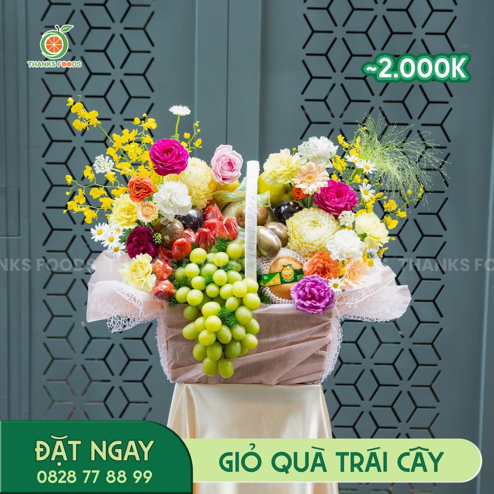 M076 Giỏ Quà Trái Cây 1 M076 Giỏ Quà Trái Cây
