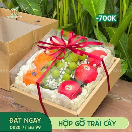 M083 Hộp Gỗ Trái Cây