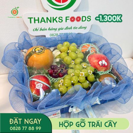 M085 Hộp Gỗ Trái Cây