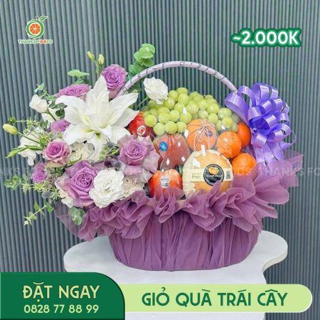 M163 Giỏ Quà Trái Cây